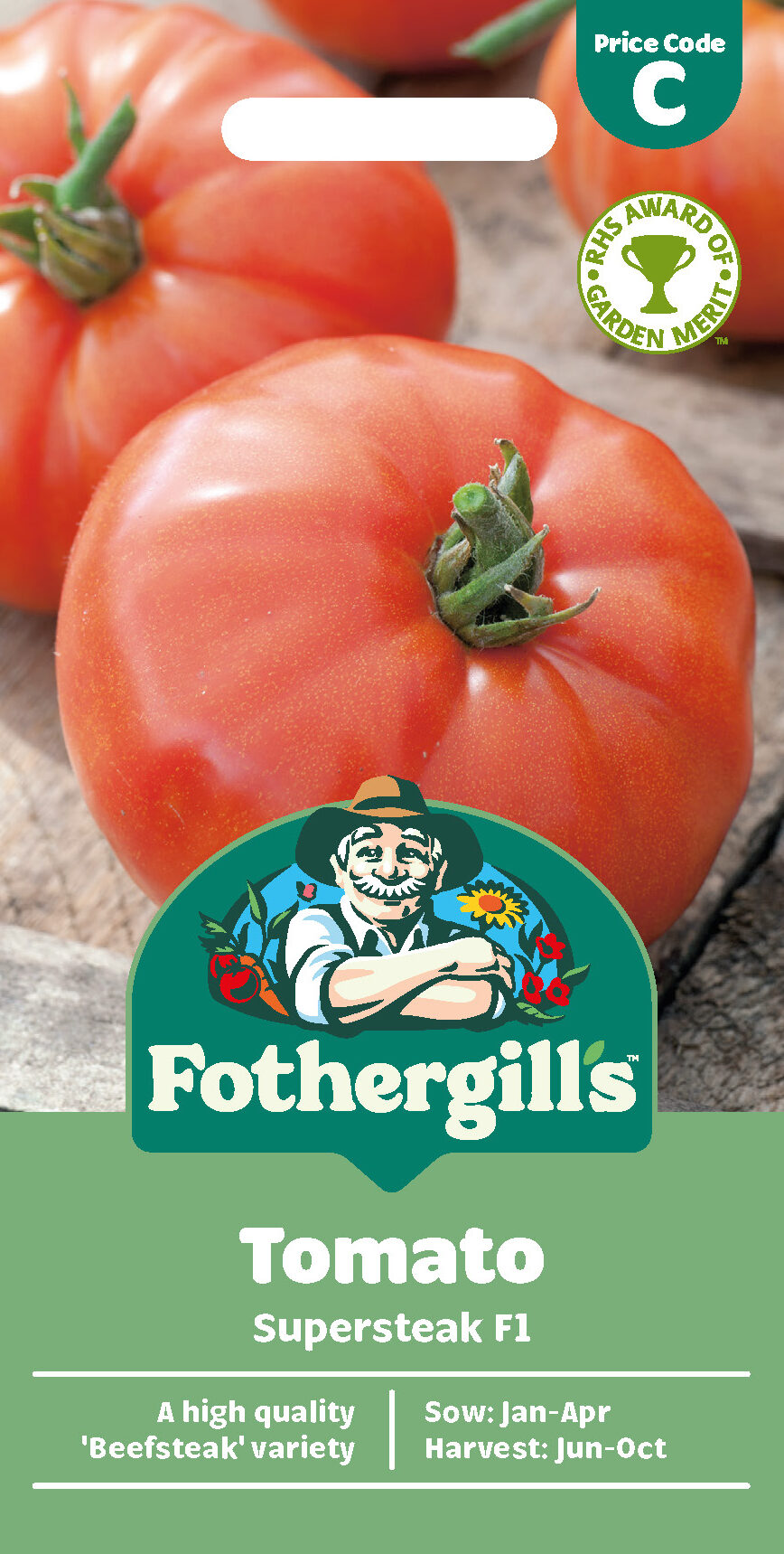 Tomato 'Supersteak' Seeds - x10 Seeds - A high quality 'Beefsteak' variety